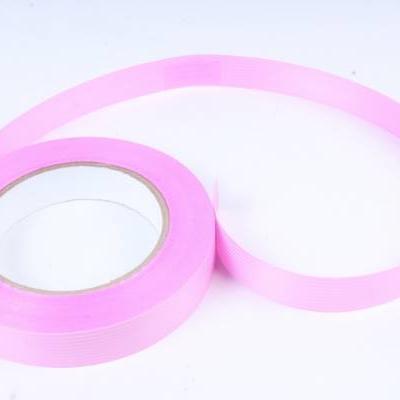 Лента полипропиленовая простая 2 см*50 ярд Эко ярко-розовый 560965