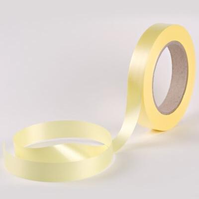 Лента полипропиленовая простая 2 см*50 ярд Лимонный 5673113