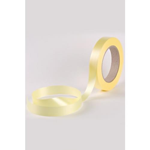 Лента полипропиленовая простая 2 см*50 ярд Лимонный 5673113