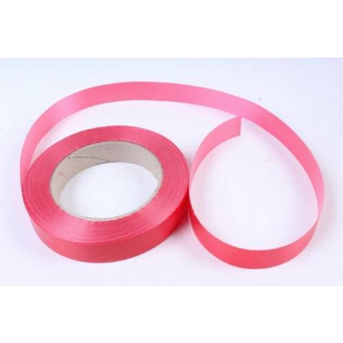 Лента полипропиленовая простая 2 см*50 ярд Однотонная тиснение дерево красный 5676810