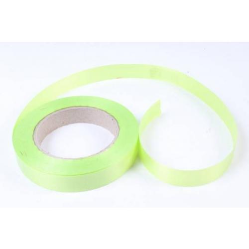 Лента полипропиленовая простая 2 см*50 ярд Однотонная тиснение дерево салатовый 567689