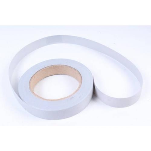 Лента полипропиленовая простая 2 см*50 ярд Однотонная тиснение дерево серый 567688