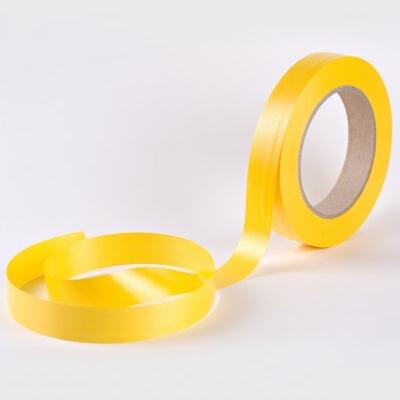 Лента полипропиленовая простая 2 см*50 ярд Желтый 5673116