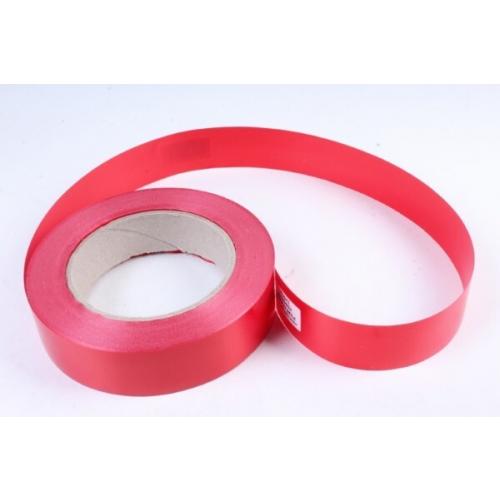Лента полипропиленовая простая 3 см*50 ярд Гладкая без тиснения красный 5606616