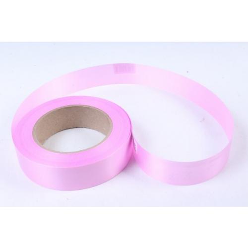 Лента полипропиленовая простая 3 см*50 ярд Гладкая без тиснения ярко-розовый 5606617