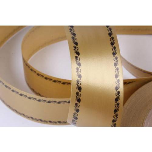 Лента полипропиленовая простая 3 см*50 ярд С дубками по краям 562598