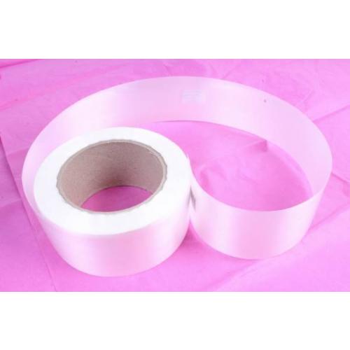 Лента полипропиленовая простая 5 см*50 ярд Гладкая без тиснения белый 560611