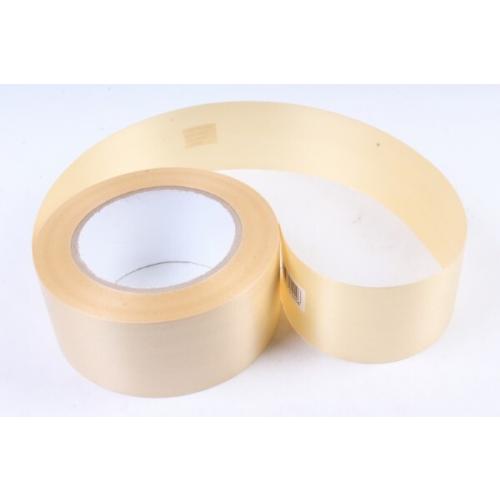 Лента полипропиленовая простая 5 см*50 ярд Гладкая без тиснения бронзовый 56061бр