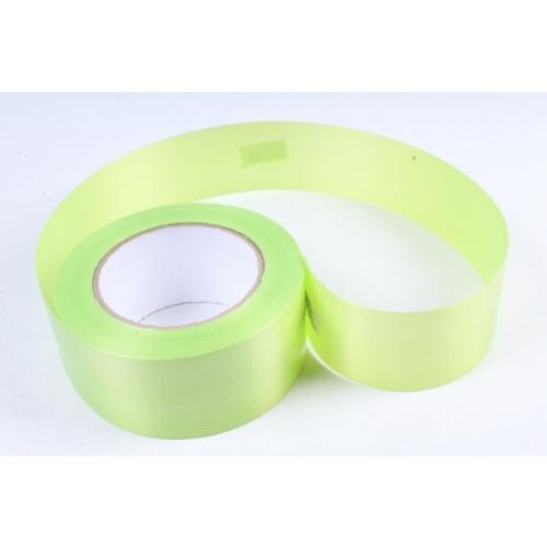 Лента полипропиленовая простая 5 см*50 ярд Гладкая без тиснения салатовый 560612
