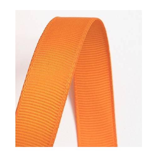 Лента репсовая 1.5 см 20 ярд 1 сорт Оранжевый 171370