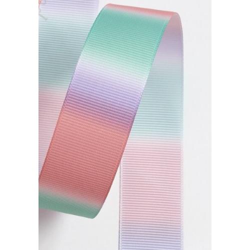 Лента репсовая 2.5 см Радуга 171713