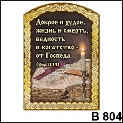 Магнит Доброе и худое В804