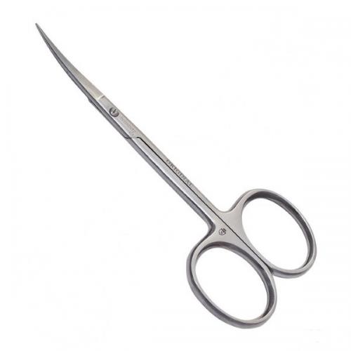 Маникюрные ножницы 212-0011з заусеничные серебро лезвия 27 мм