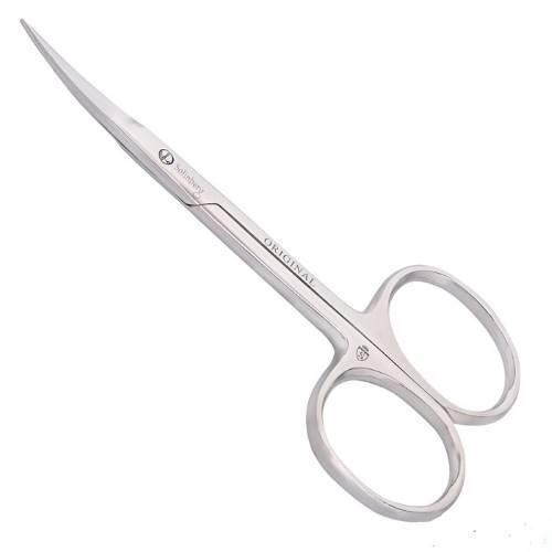 Маникюрные ножницы 212-051 заусеничные серебристые лезвия 25 мм