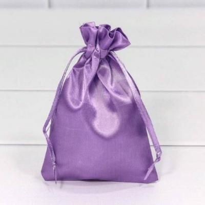 Мешочек подарочный атласный 10*15 см Фиолетовый 445441ф