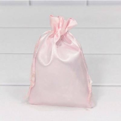 Мешочек подарочный атласный 12*15 см Светло-розовый 445441ср