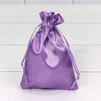 Мешочек подарочный атласный 14*20 см Фиолетовый 1/25 445442ф