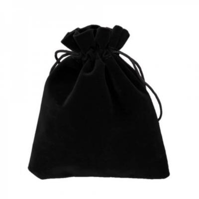 Мешочек подарочный бархатный 10*12 см Черный 440642