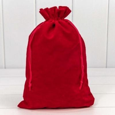 Мешочек подарочный бархатный 20*30 см Красный 449999