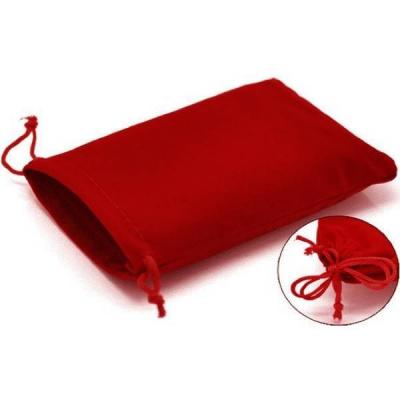 Мешочек подарочный бархатный 7*9 см Красный 44839