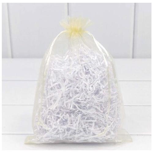 Мешочек подарочный органза 14*20 см Бежевый 447592