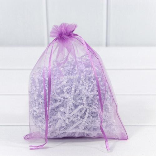 Мешочек подарочный органза 14*20 см Пурпурный 441596