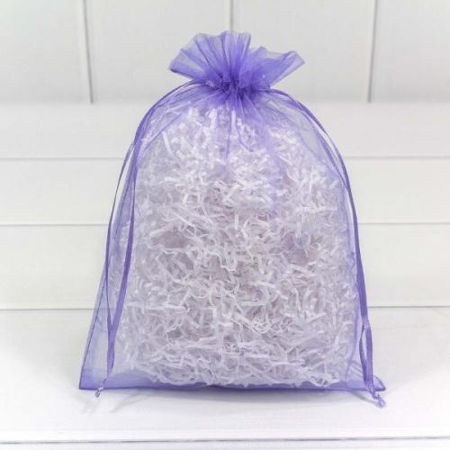 Мешочек подарочный органза 14*20 см Сиреневый 444173