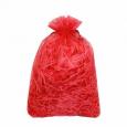 Мешочек подарочный органза 20*30 см Однотонный красный 44561к