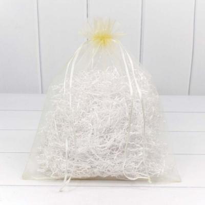 Мешочек подарочный органза 26*32 см Однотонный бежевый 44580беж