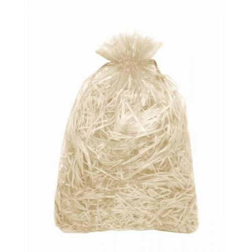 Мешочек подарочный органза 7*9 см Бежевый 445831