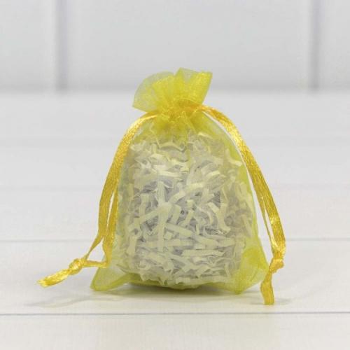 Мешочек подарочный органза 7*9 см Желтый 4458312