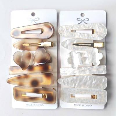 Набор аксессуаров для волос 'Перламутр' (2 крабика и 5 зажимов) Цена за набор 144741