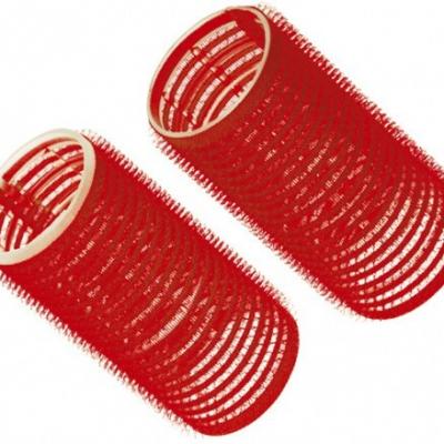 Набор бигудей-липучки DBL36 красные 36 на 63 мм (10 штук в наборе) Цена за набор 33080