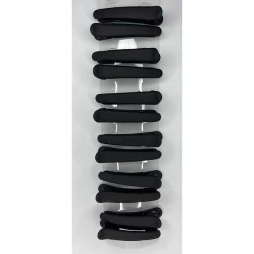 Набор черных зажимов для волос 4.5 см (В наборе 12 штук) Цена за набор 16085