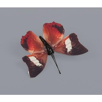 Набор декоративных украшений 'Бабочки' на клипсе 8.5 см 12 шт/уп 50175 ЦЕНА ЗА УПАКОВКУ