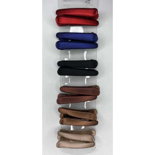 Набор матовых зажимов для волос 4.5 см (В наборе 12 штук) Цена за набор 16246