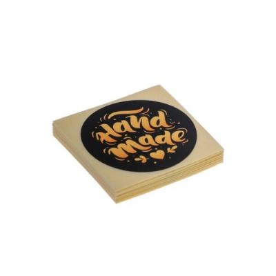 Набор наклеек для бизнеса Hand made 50 шт 4*4 см ЦЕНА ЗА ЛИСТ 577234