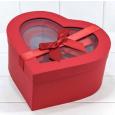Набор подарочных коробок 3 в 1 сердце 25.8*24.5*12 см Красный 440789к