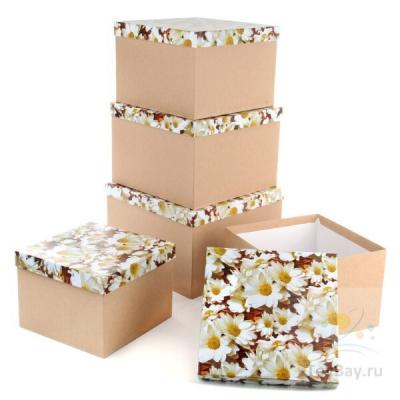 Набор подарочных коробок 5 в 1 куб 30*30*20 см Ля Рейн 559360