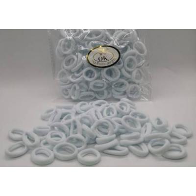 Набор резинок для волос (80 штук в наборе) Белые 2,5 см 12592-4