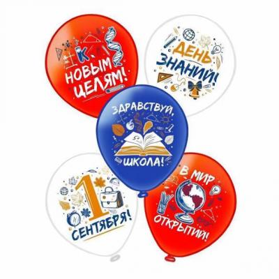 Набор шаров воздушных латексных с рисунком (25 шт) 1 Сентября! 1103-2941