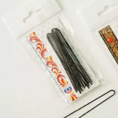 Набор шпилек для волос 7.5 см черный (10 штук в наборе) Цена за набор 11671
