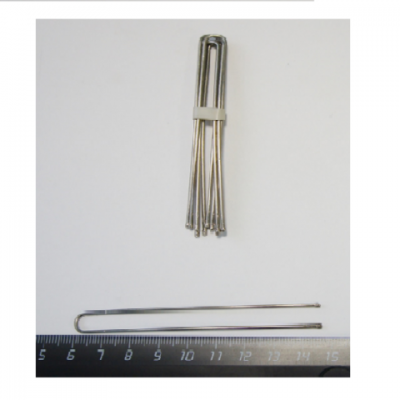 Набор шпилек для волос 85 мм светлая никелевое покрытие II-3-85 С-112 (5 штук в наборе) ЦЕНА ЗА НАБОР