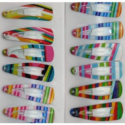 Набор заколок для волос тик так Мини Цветные (В наборе 12 штук) Цена за набор 16021