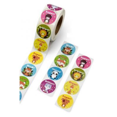 Наклейки в рулоне 2.5 см (500 шт) ЦЕНА ЗА РУЛОН 17125