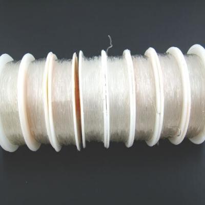 Нить силиконовая белая 0.6 мм*12 м Цена за шт (в уп 10 шт)