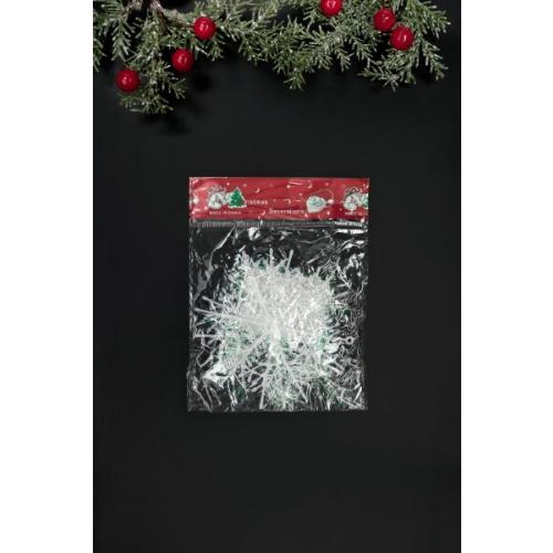 Новогоднее украшение 'Снежинка' 11 см (3 шт) 172079