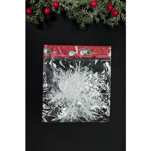 Новогоднее украшение 'Снежинка' 15 см (3 шт) 172080