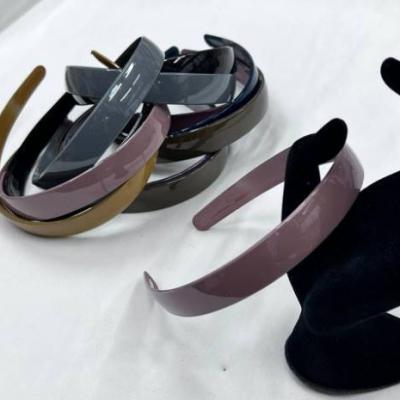 Ободок для волос гладкий 2 см (в уп 12 шт) 140982