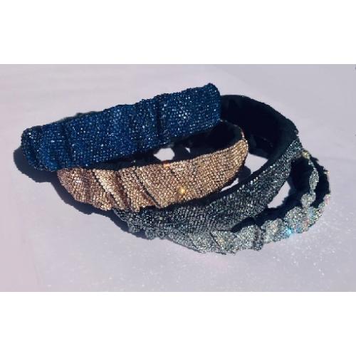 Ободок для волос со стразами (Цена за штуку) 14342